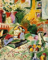 Matisse, Henri Emile Benoit - Interior with a youn girl